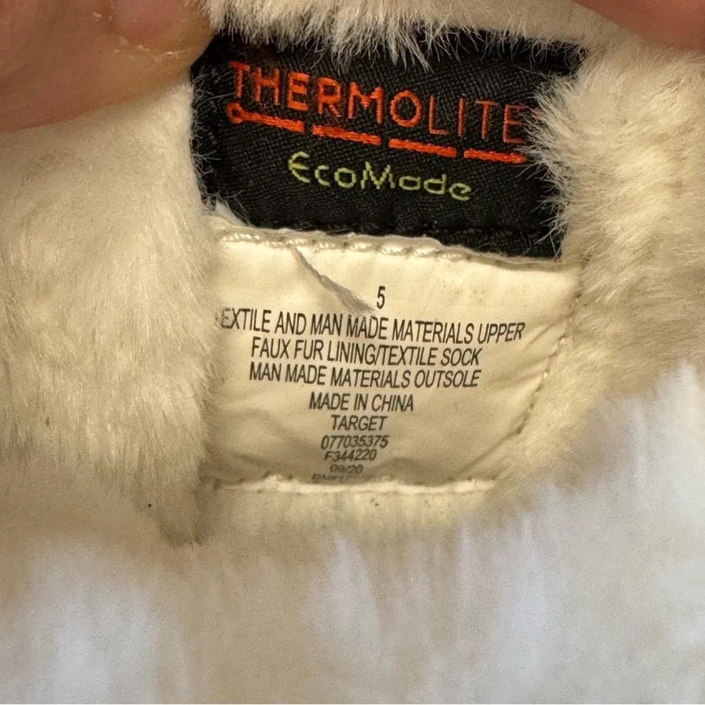 Cat & Jack Toddler Boys' Lennox Teal Winter Boots Frankie Dinosaur Size  5‎